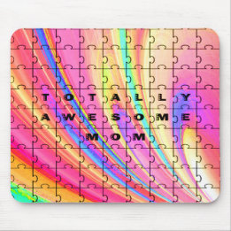 Mamma Rosa Swirl Puzzle-design, totalt Musmatta