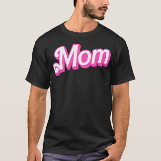 Mamma Rosa White Overlapping Font Halloween Costum T Shirt
