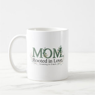 Mamma Rotad i Kärlek Växande i Nåde Inspirerande Kaffemugg