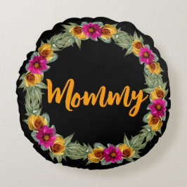 mamma Round Pillow Rund Kudde
