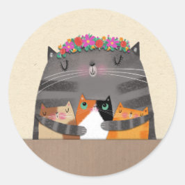 Mamma Runt Klistermärke