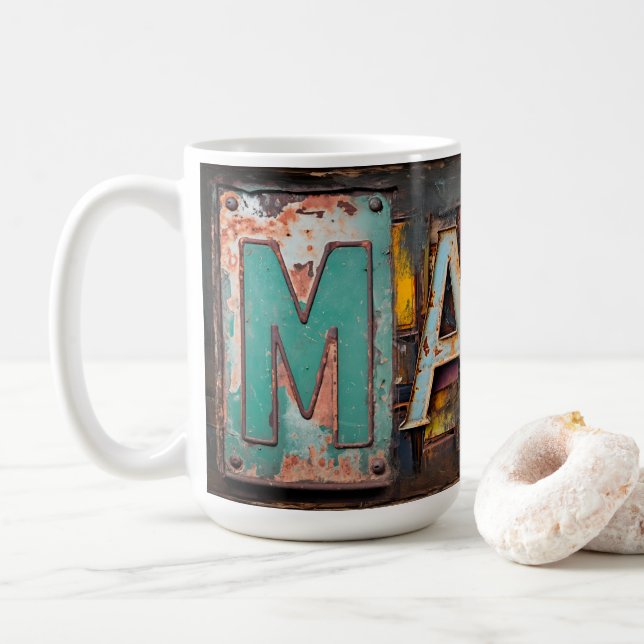 MAMMA Rustic Stil Kaffemugg (Med munk)