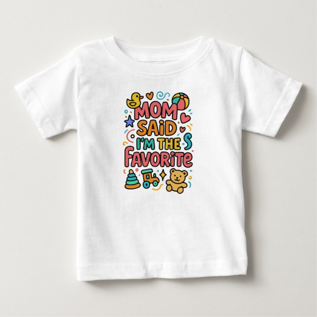 Mamma sa att jag är favorit t shirt (Framsida)