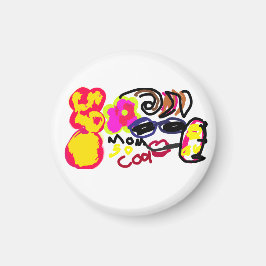 Mamma så cool magnet