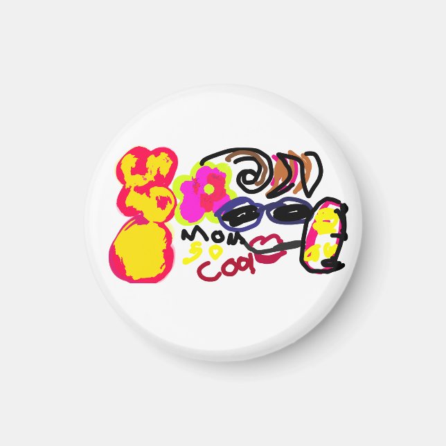 Mamma så cool  magnet (Framsidan)