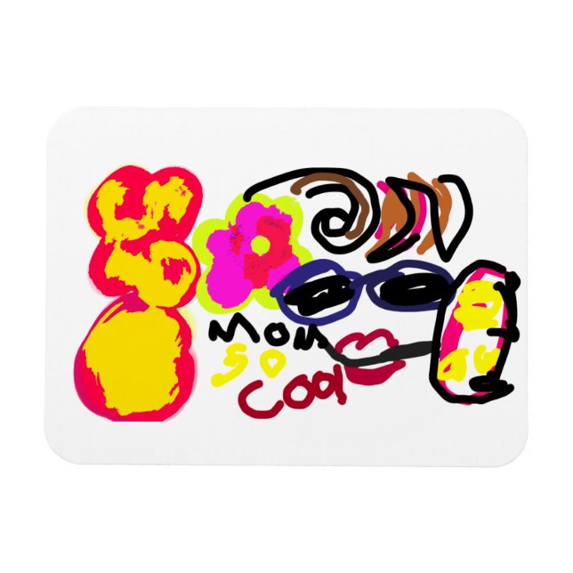 Mamma så cool  magnet (Horisontell)
