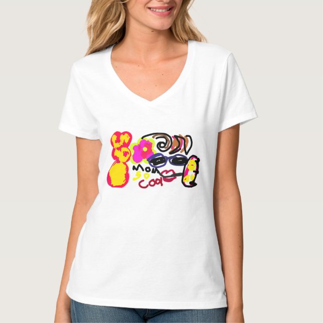 Mamma så cool  t shirt (Framsida)
