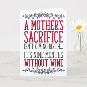 Mamma Sacrifice, Vin, Mamma Birthday, Mors dag Kort