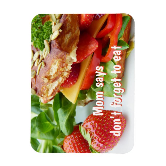 Mamma säger att du inte får glömma att äta magnet (Vertikal)