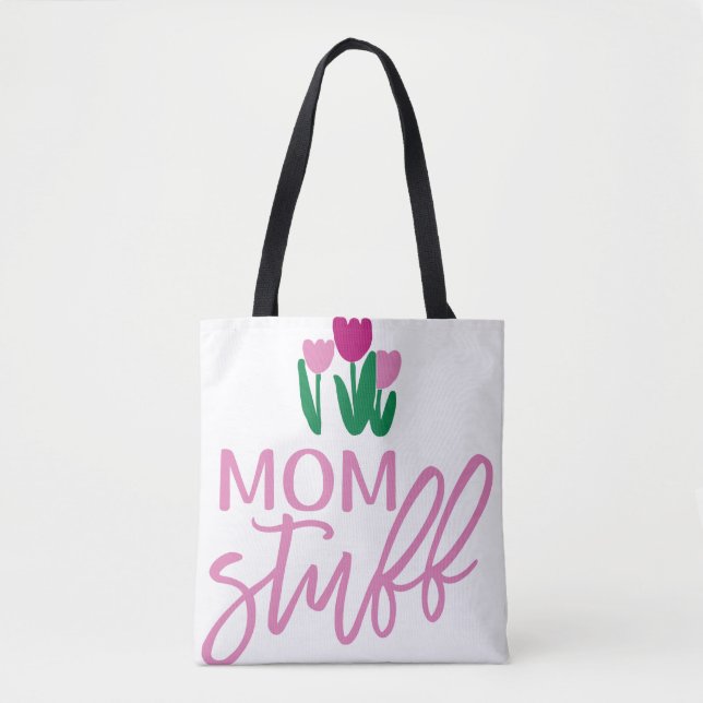 mamma saker Personlig Girl Tote Bag Tygkasse (Framsida)