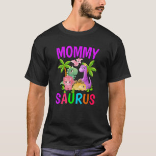 Mamma Saurus Birthday Boy Mamma Dinosaur First Bir T Shirt