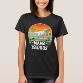 Mamma Saurus - Mamma Dinosaur Funny Gift för Mathe T Shirt
