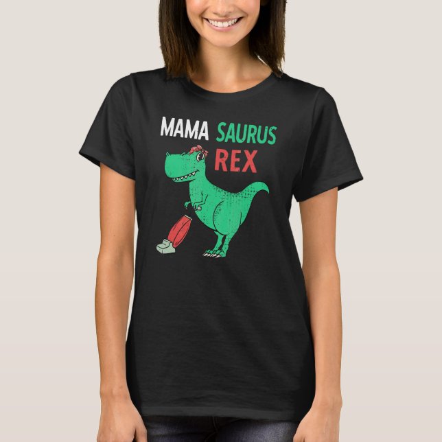 Mamma Saurus Rex Dinosaur Mamasaurus Mamma Mammor  T Shirt (Framsida)