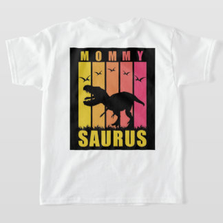 Mamma Saurus Rex T-Shirt Söt Dinosaurie Mamma Tröj