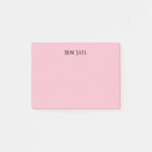 Mamma Says (mönstrad) Post-it Block