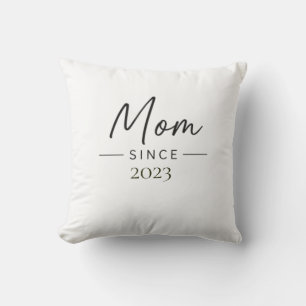 Mamma Sedan Personlig År Handskriven Minimalistisk Kudde