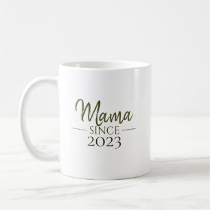 Mamma Sedan Personlig År Minimalt Moderskap Kaffemugg