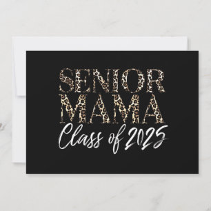 Mamma Senior 2025 Stolt Mamma Till En Utexaminerad Inbjudningar