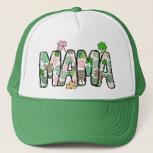 Mamma Shamrock St patricks day Truckerkeps - C006