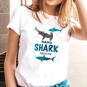 Mamma Shark Föräldrar oavsett ålder T Shirt