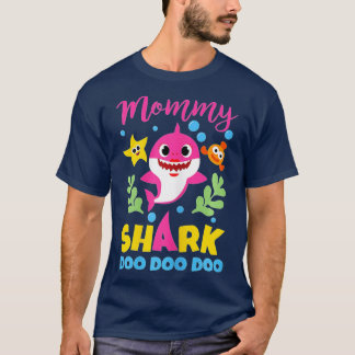 Mamma Shark Gift Cute Baby Shark Family Matching O T Shirt