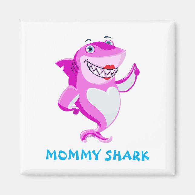 Mamma Shark Magnet (Framsidan)