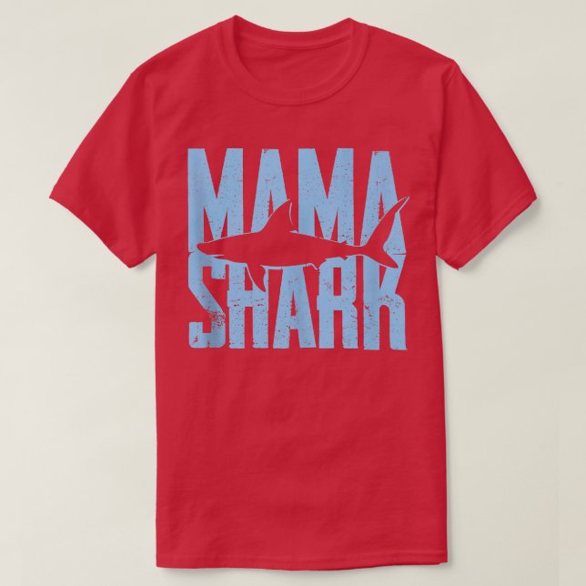 Mamma Shark, Make Son Dotter Gift T Shirt (Design framsida)