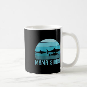 Mamma Shark Mamma 2 Mors dag Kaffemugg