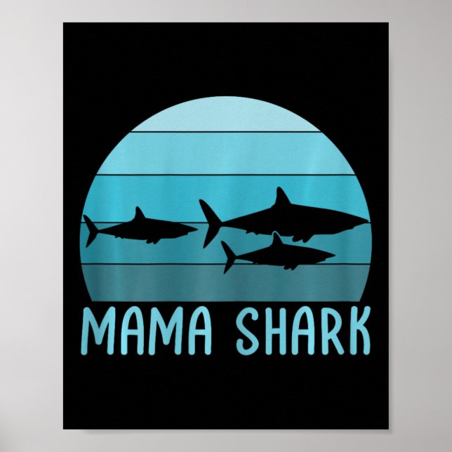 Mamma Shark Mamma 2 Mors dag Poster (Framsidan)