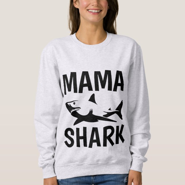 MAMMA SHARK T-Shirts & Sweatshirtss (Framsida)