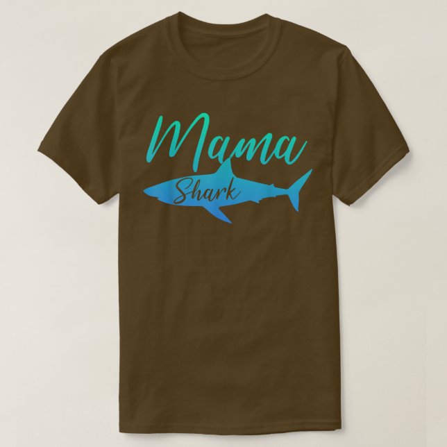 MAMMA SHARK TFunny Mamma Mamma Gift Gag Humor Älsk T Shirt (Design framsida)