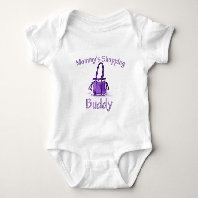 Mamma Shopping Buddy Tee Shirt (Framsida)