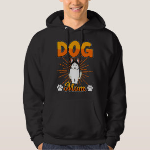 Mamma Siberian husky Hund Mamma Hoodie