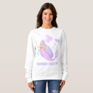 Mamma Siren Vibe Endast Tjej 1-årsdag Förälder T Shirt