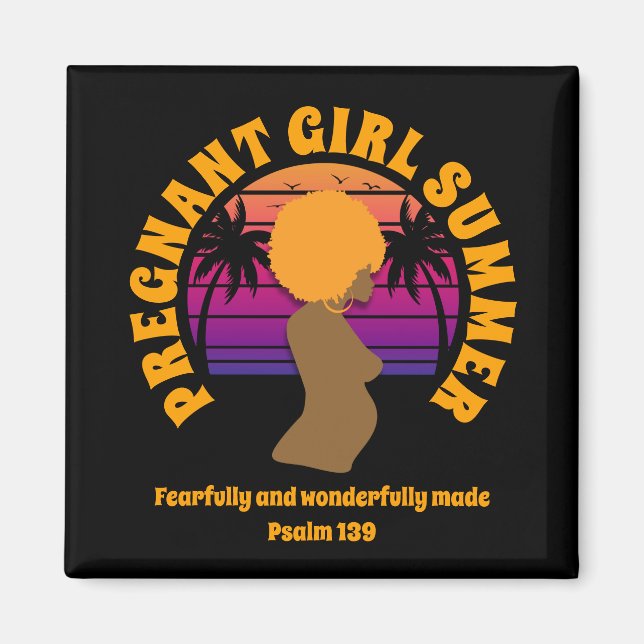 Mamma ska bli gravid GIRL SOMMER Christian Magnet (Framsidan)
