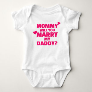 Mamma ska du gifta dig med min pappa? t-shirt