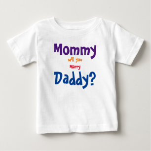 Mamma ska du gifta dig med pappa t shirt