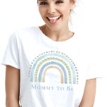 Mamma ska vara Blue Boho Rainbow T Shirt<br><div class="desc">Mamma till Boho Rainbow T-Shirt</div>