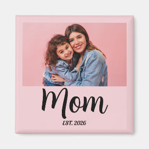 Mamma skapade fotopresent magnet