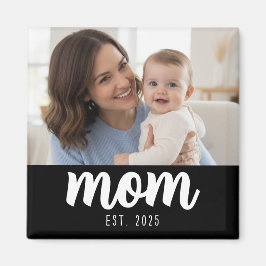 Mamma skapade fotopresent magnet