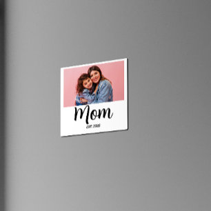Mamma skapade fotopresent magnet