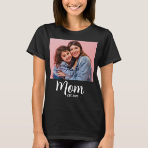 Mamma skapade fotopresent t shirt