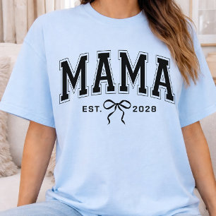 Mamma Skräddarsydd modern mammas graviditetsavsl T Shirt