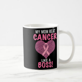 Mamma slog bröstcancer - överlevaremedvetenhet  kaffemugg