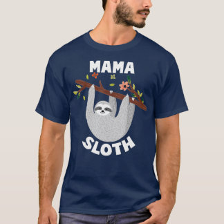 Mamma Sloth Matching Family för menwomen T Shirt