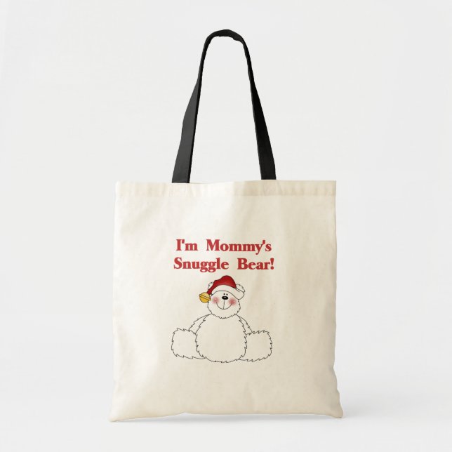 Mamma Snuggle Bear Mamma jul Tygkasse (Framsidan)