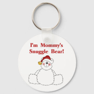 Mamma Snuggle Bear T-shirts och Gifts Nyckelring