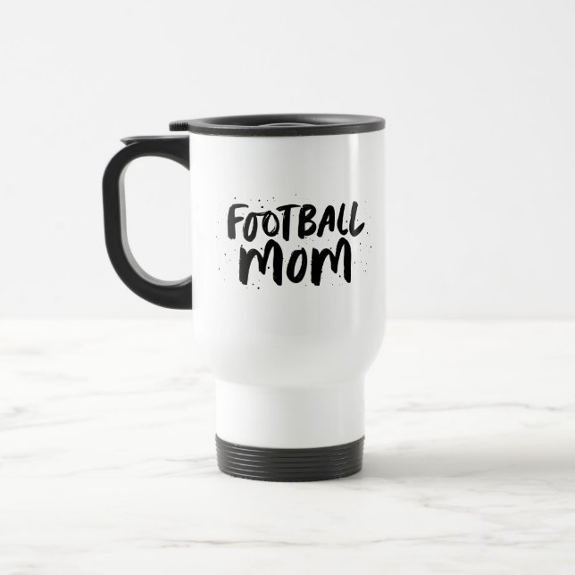 Mamma snyggt--personlig för fotbollslag resemugg (Vänster)
