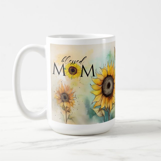 Mamma Solros Mugg Gift, Mor Mamma (Vänster)