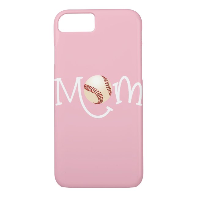 Mamma som ÄLSKAR baseball Case-Mate iPhone Skal (Baksida)